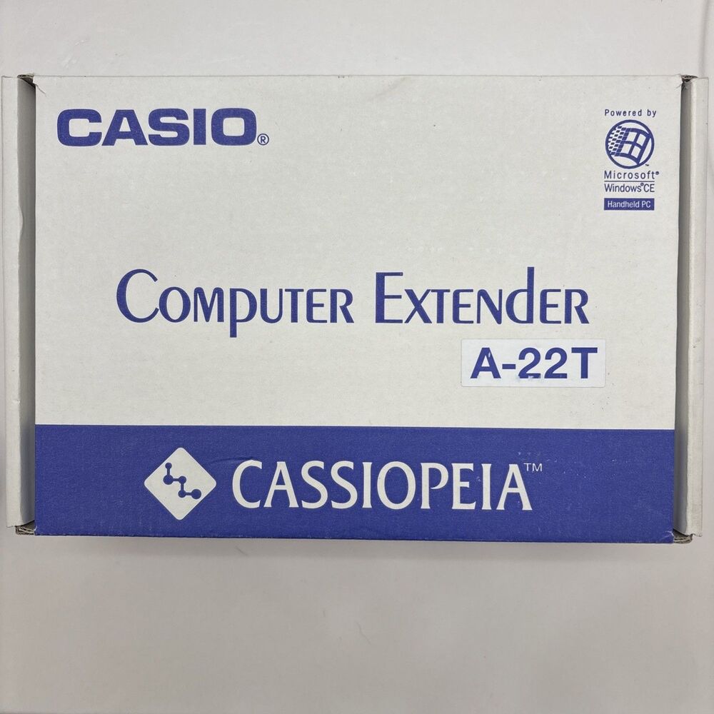 NEW RARE Vintage NOS CASIO Cassiopeia A22T Touch🔴Screen LCD Windows-CE Computer